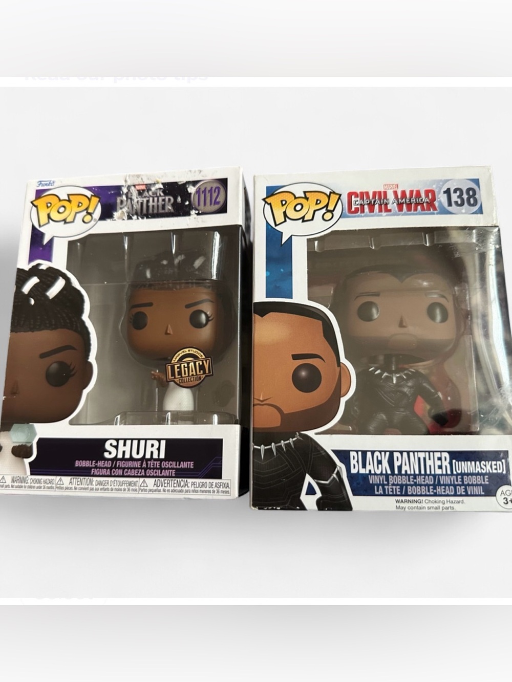 Funko Pop! Shuri & Black Panther Duo